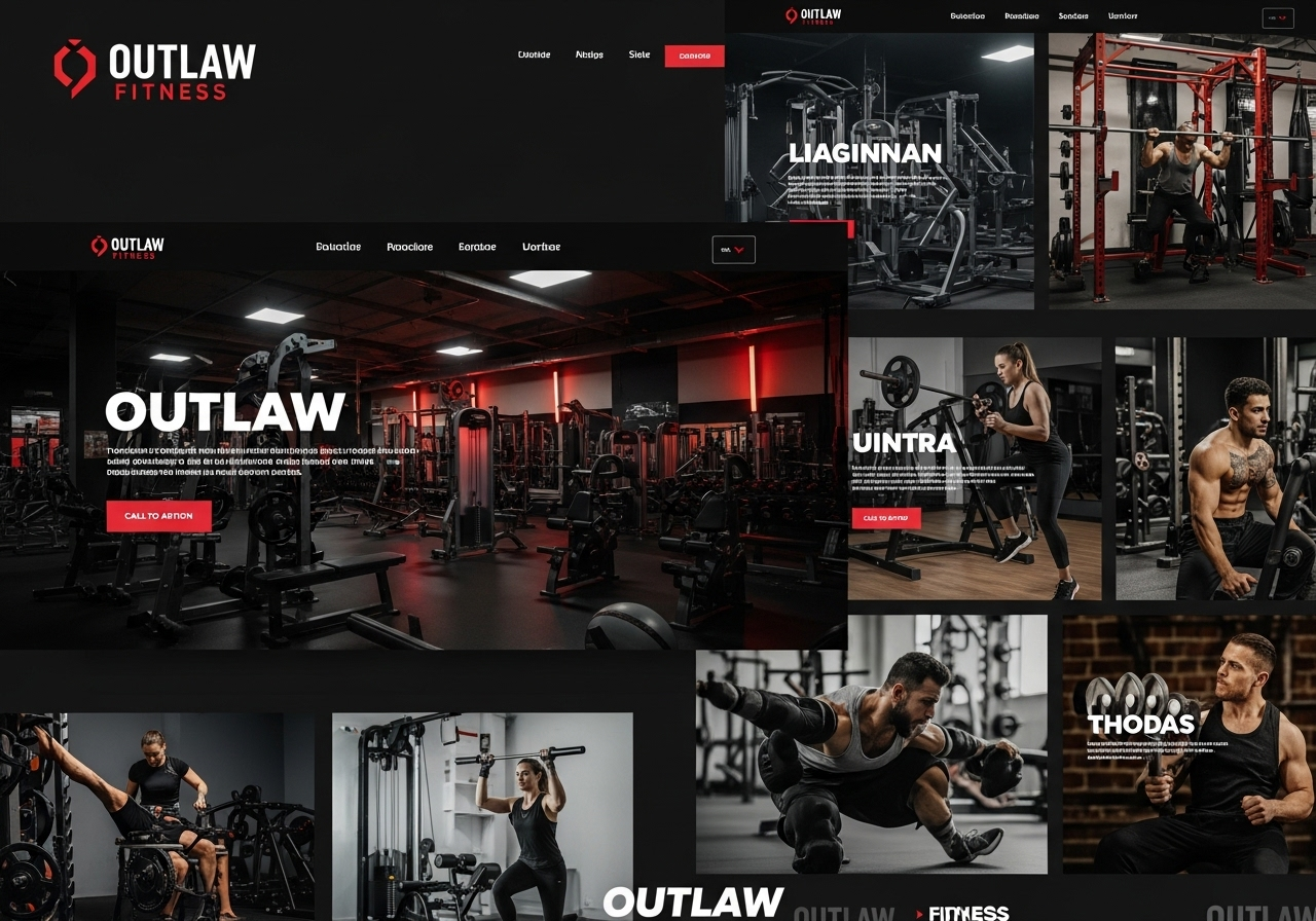 Outlaw Fitness Modern Redesign